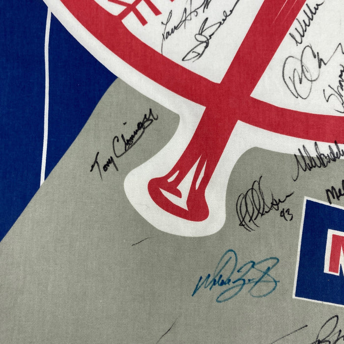 1998 New York Yankees World Series Champs Team Signed Large Pennant 44 Sigs JSA