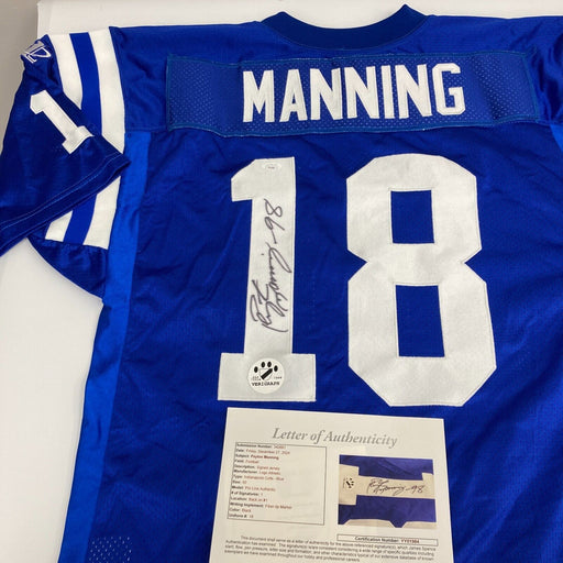 Peyton Manning Rookie Signed Authentic On Field Indianapolis Colts Jersey JSA