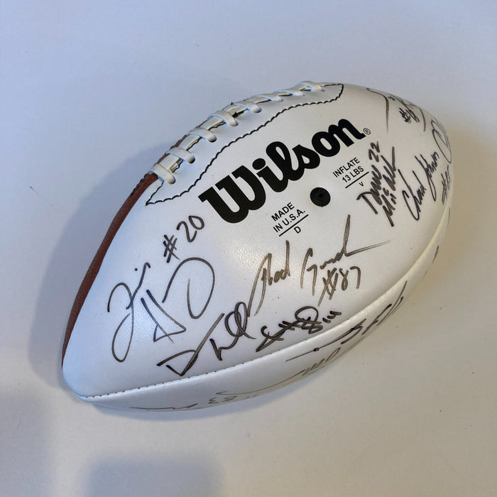 Drew Brees 2001 NFL Rookies Multi Signed Football 36 Sigs Beckett COA