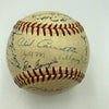 Earliest Known Ernie Banks Pre Rookie 1953 Chicago Cubs Team Signed Baseball JSA