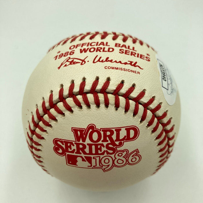 Rare Bill Buckner & Mookie Wilson Signed 1986 World Series Baseball JSA COA
