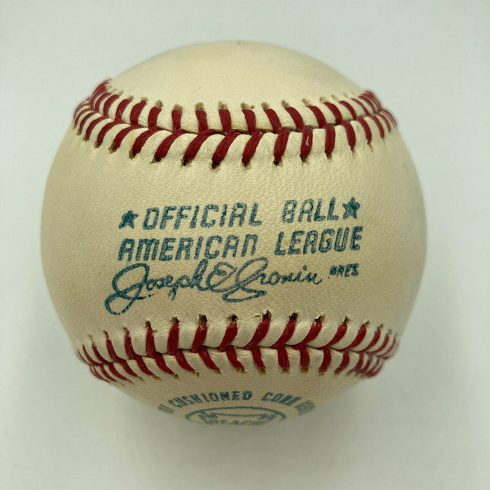 Mickey Mantle Signed Vintage American League Joe Cronin Baseball JSA COA