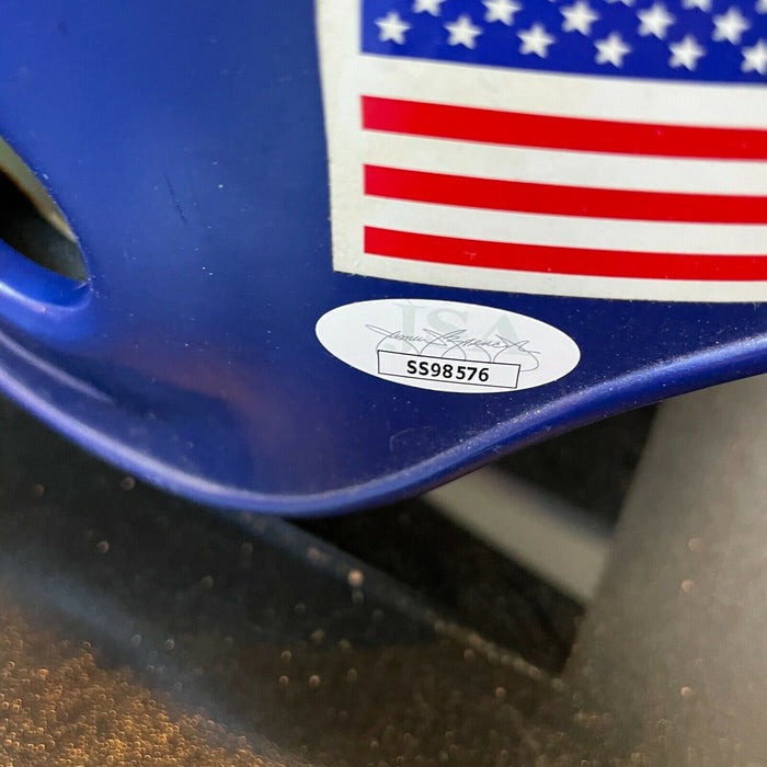 Carlos Beltran 1999 ROY Signed Game Used Kansas City Royals Helmet JSA COA