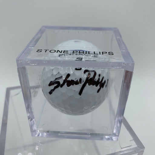 Stone Phillips Signed Autographed Golf Ball PGA With JSA COA
