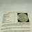Jimmy Dudley Single Signed 1954 American League Baseball JSA COA Indians HOF