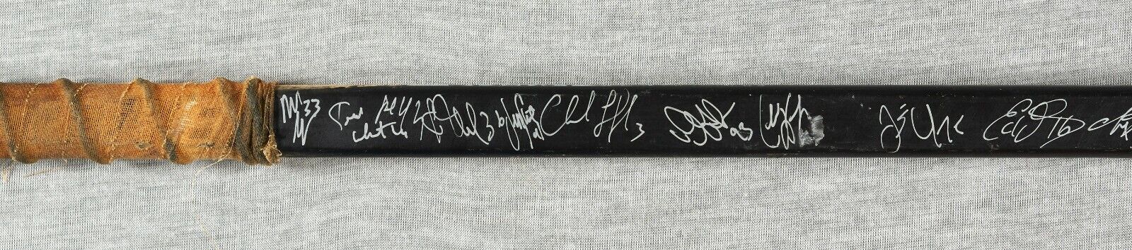 1998-99 Chicago Blackhawks Team Signed Krivokrasov Game Used Hockey Stick BAS