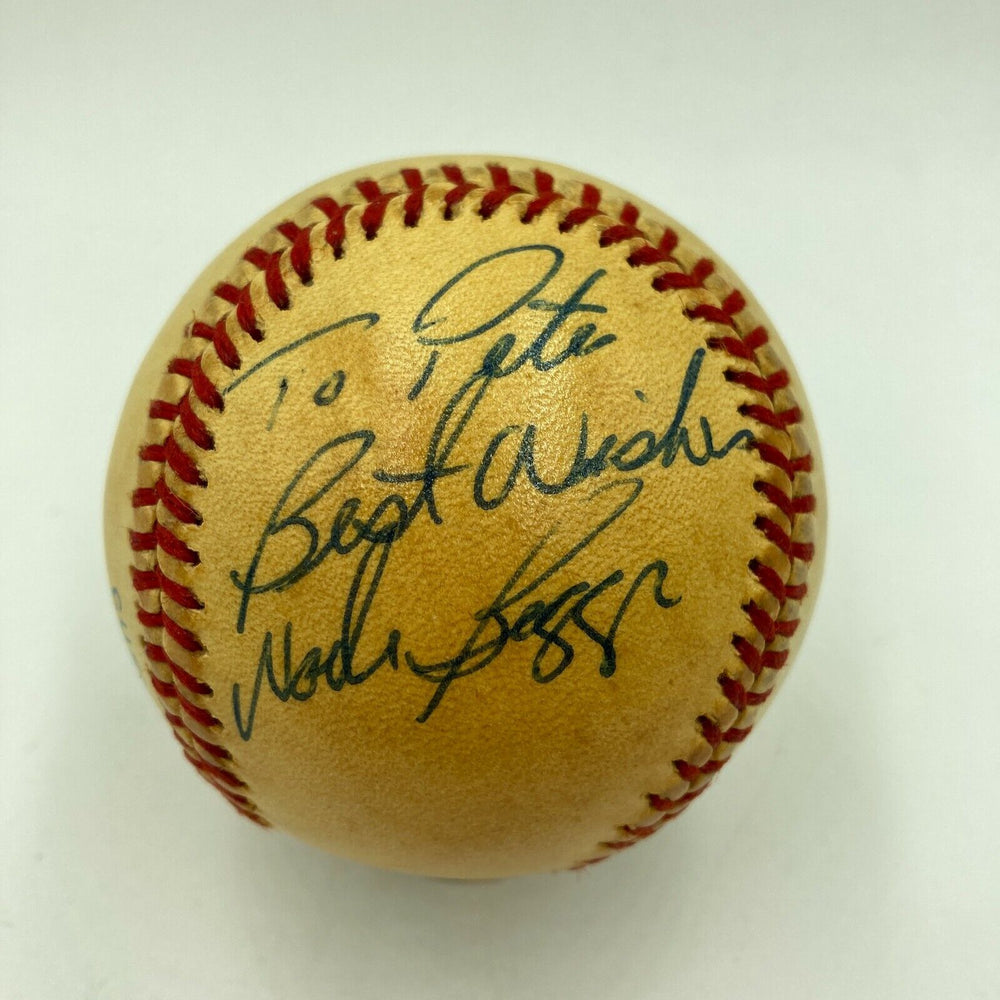 Wade Boggs Signed Vintage American League Macphail Baseball JSA COA