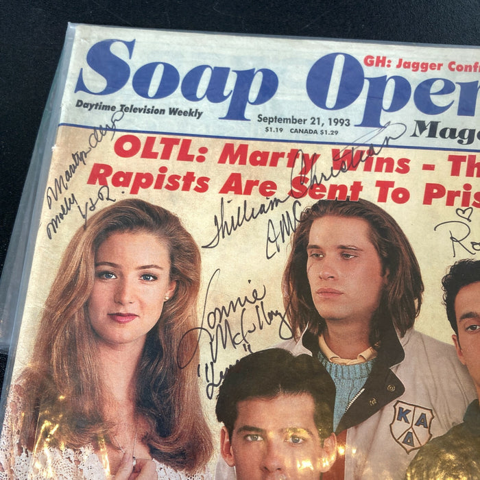 One Life To Live OLTL Cast Signed Autographed Magazine