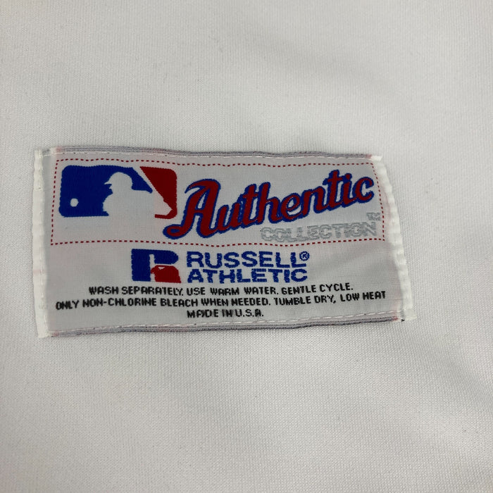 Greg Maddux Signed Authentic Atlanta Braves Russell Game Model Jersey JSA COA