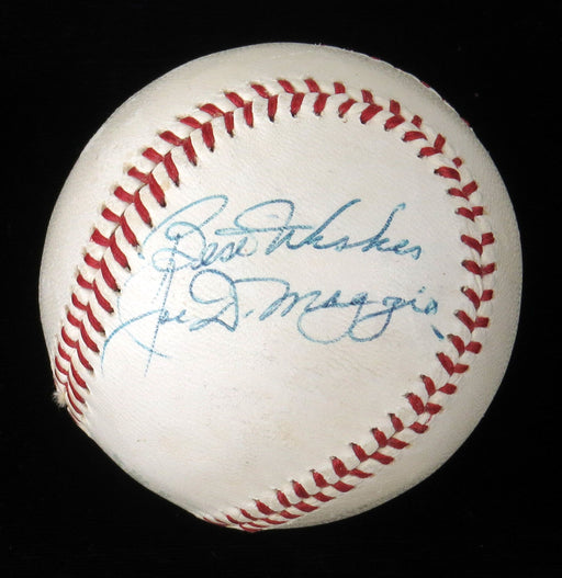 Beautiful Joe Dimaggio Single Signed 1950's American League Cronin Baseball JSA