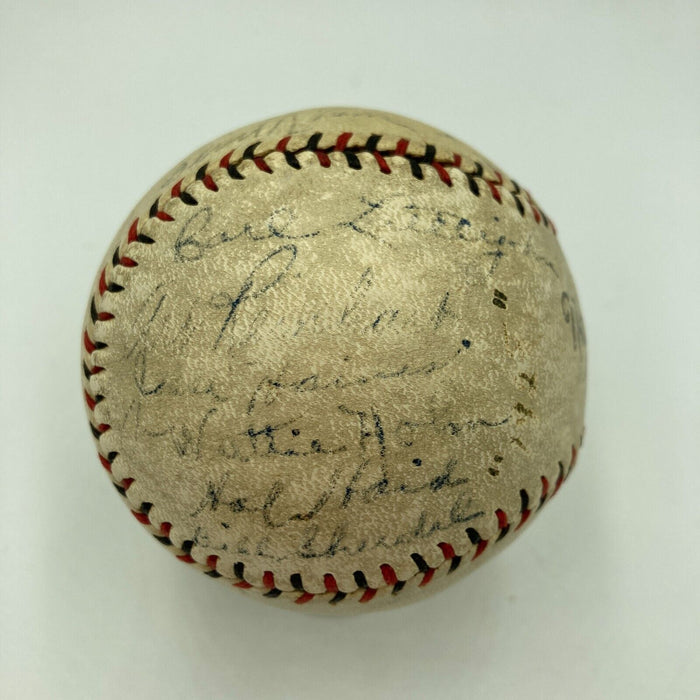 1928 St. Louis Cardinals NL Champs Team Signed Baseball Grover Alexander JSA COA