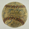 Babe Ruth, Lou Gehrig, Mickey Mantle & Roger Maris Signed Baseball PSA DNA COA