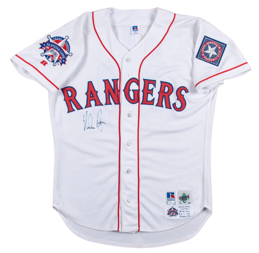 Rare Nolan Ryan Signed 1995 All Star Game Texas Rangers Jersey JSA