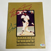 Willie Mays Signed Vintage Program "The Say Hey Years" With PSA DNA COA