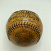 Christy Mathewson & Ty Cobb 1918 Team Signed National League Baseball JSA COA