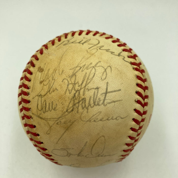 1986 Boston Red Sox AL Champs Team Signed 1986 World Series Game Baseball