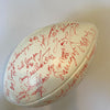 1982 Oklahoma Sooners Team Signed Football 45+ Signatures NCAA