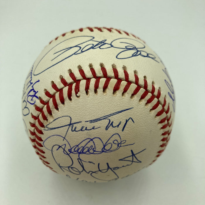 3000 Hit Club Signed Baseball 20 Sigs Willie Mays Derek Jeter Ichiro PSA