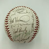 1989 San Francisco Giants NL Champs Team Signed Baseball With Willie Mays