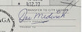 Joe Medwick Signed The Otesaga Hotel Cooperstown Receipt PSA DNA 10 Gem Mint