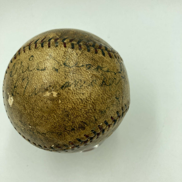 Historic 1922 Cleveland Indians Team Signed Baseball With Tris Speaker JSA COA
