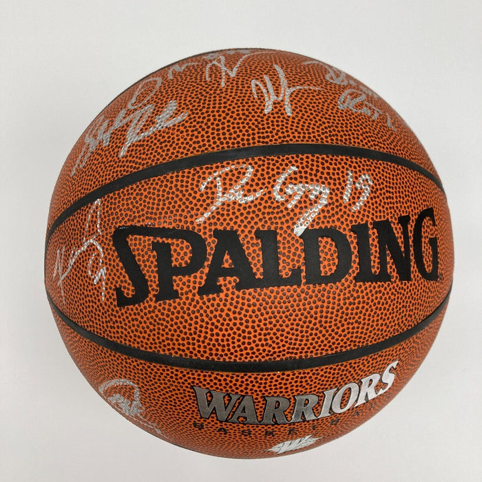 Stephen Curry Rookie 2009-10 Golden State Warriors Team Signed Basketball PSA