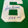 Bill Russell "HOF 1974" Signed 1962-63 Mitchell & Ness Boston Celtics Jersey JSA