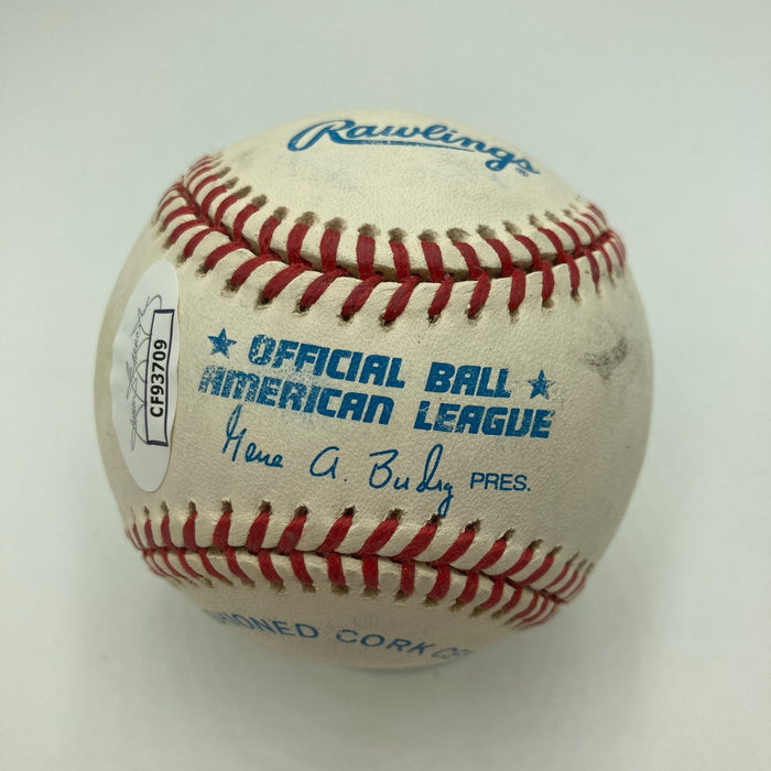 David Lee Roth Van Halen Lead Singer Single Signed Baseball JSA COA