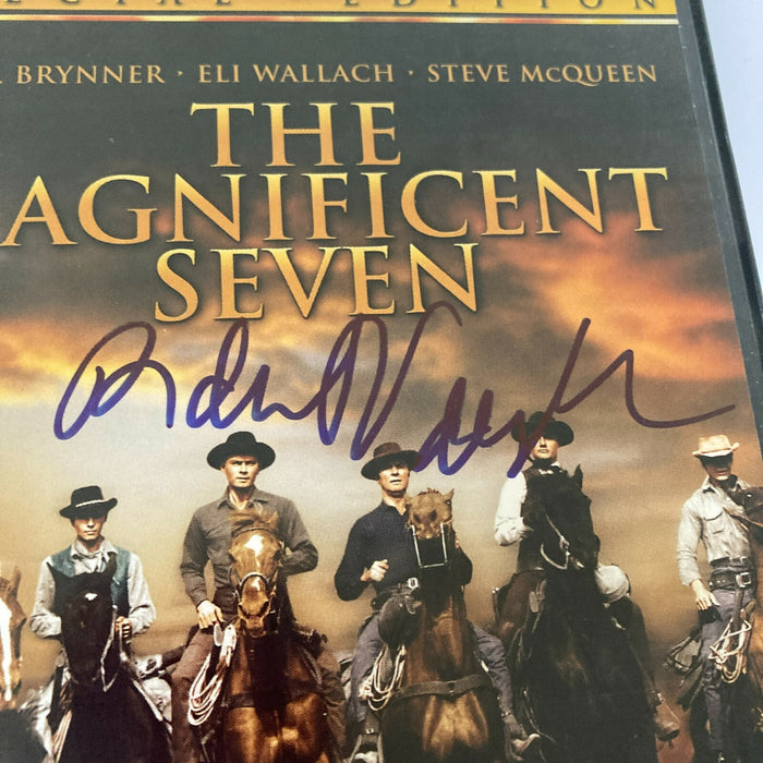 Robert Vaughn Signed The Magnificent Seven DVD Movie JSA COA