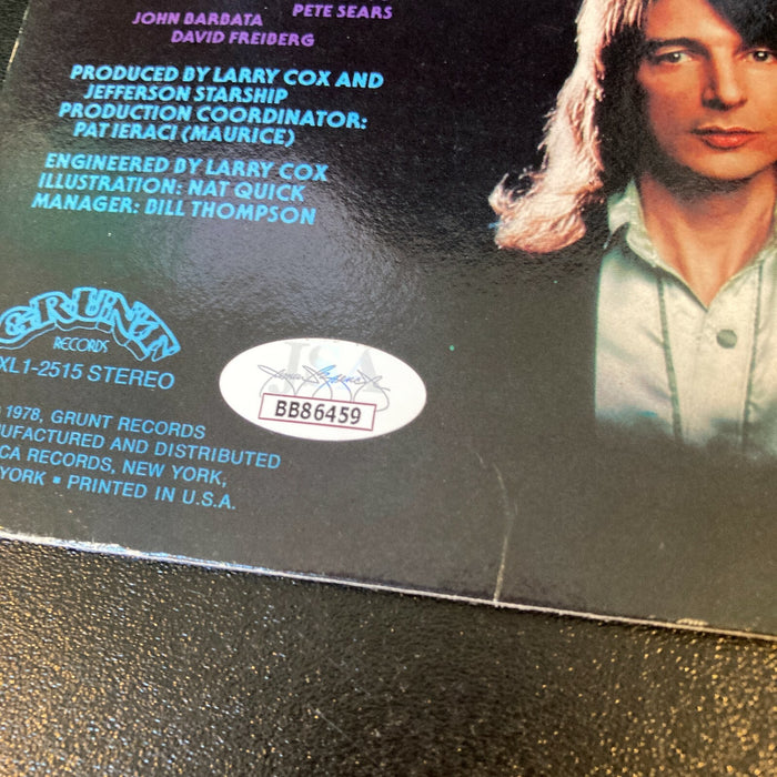 Jefferson Starship Band Signed Autographed Album With 11 Signatures JSA COA
