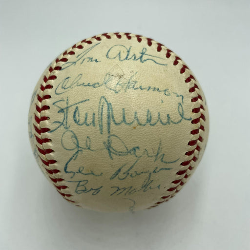 1957 St. Louis Cardinals Team Signed National League  Baseball JSA