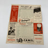 1939 Philadelphia Phillies Team Signed Official Scorecard w/22 Signatures JSA