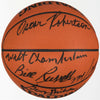 Wilt Chamberlain Bill Russell Jabbar Dr. J NBA Legends Signed Basketball JSA COA