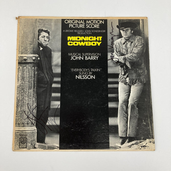 Dustin Hoffman & Jon Voight Signed MIDNIGHT COWBOY SOUNDTRACK LP JSA COA