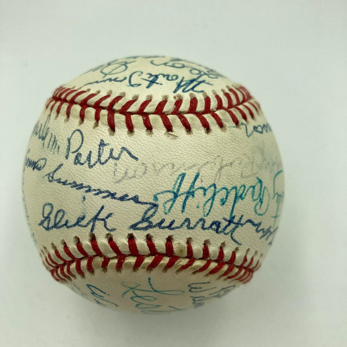 Negro League Hall Of Fame Legends Multi Signed Baseball 31 Sigs JSA COA