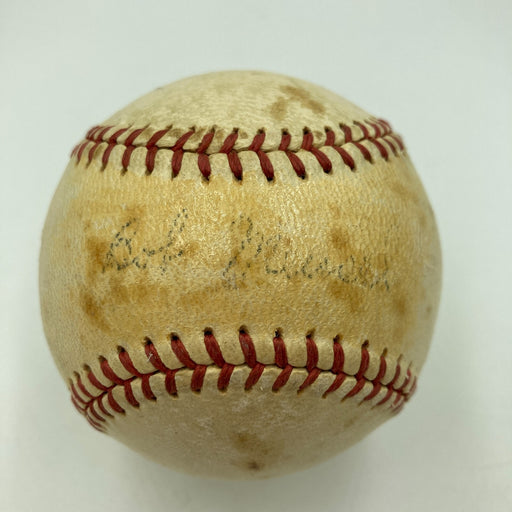 Bob Meusel Signed Baseball 1927 New York Yankees Beckett COA