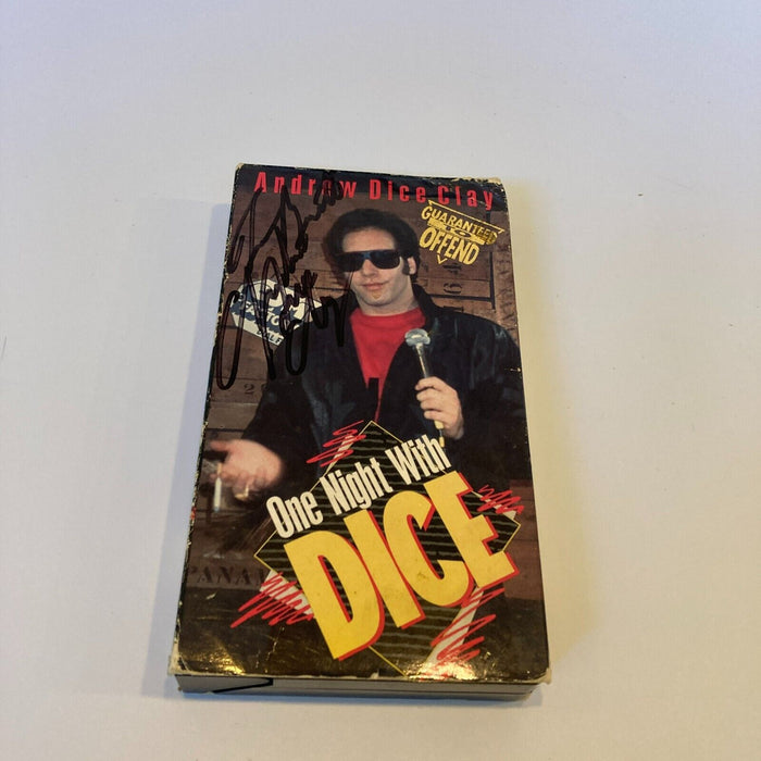 Andrew Dice Clay Signed Autographed Vintage VHS Movie JSA COA