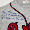 Warren Spahn Signed Milwaukee Braves Mitchell & Ness Jersey JSA COA