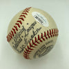 Beautiful Willie Mays Signed 1940's National League Frick Baseball With JSA COA