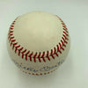 Beautiful Mickey Mantle Signed American League Baseball PSA DNA Graded MINT 9