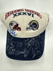 Tom Brady 2001 New England Patriots Super Bowls Champs Team Signed Hat Beckett