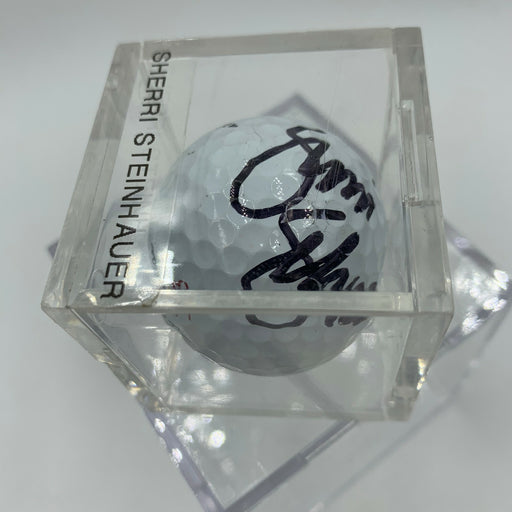 Sherri Steinhauer Signed Autographed Golf Ball PGA With JSA COA