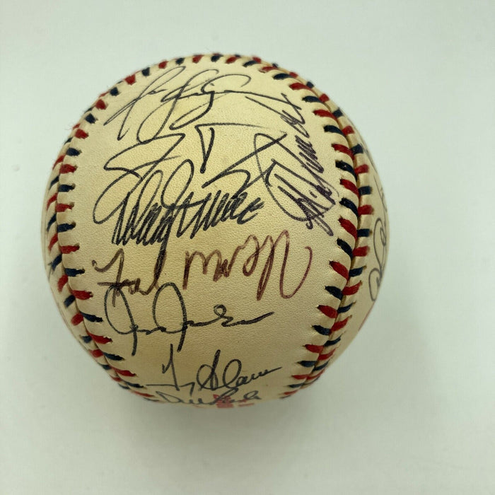 2000 All Star Game Team Signed Baseball Derek Jeter Alex Rodriguez JSA COA