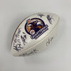Dan Marino John Elway Drew Brees Quarterback Challange Signed Football JSA COA