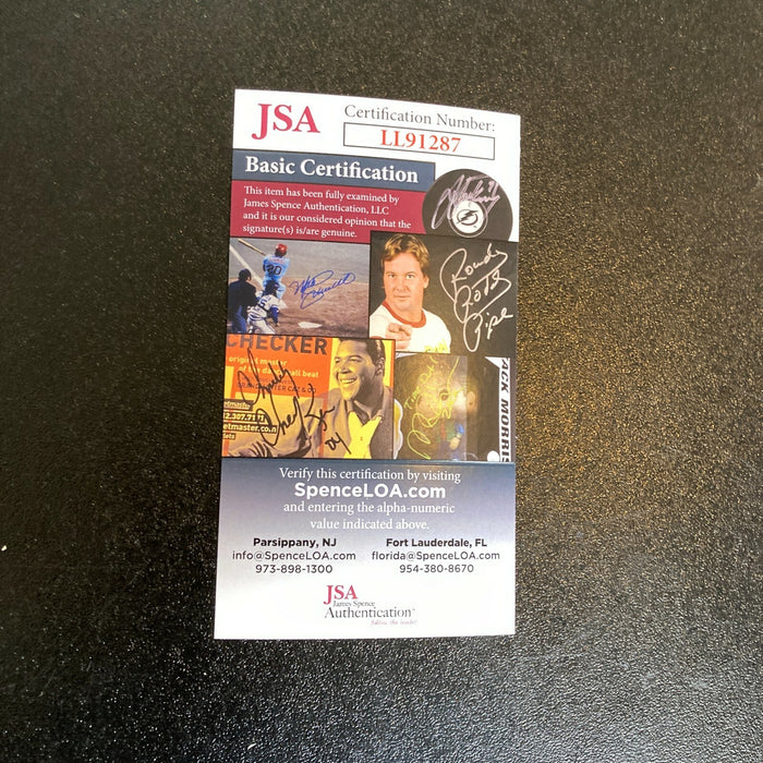 Alan King & Eli Wallach Signed Night & The City VHS Movie JSA COA