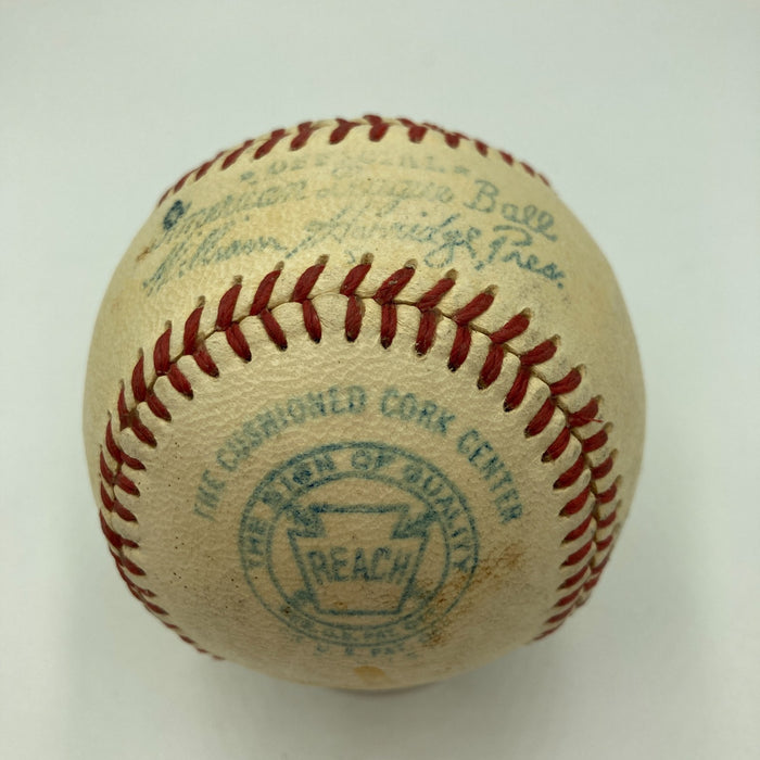Ben Paschal Single Signed Baseball 1927 Yankees The Only One Known JSA COA