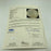 Jimmy Dudley Single Signed 1954 American League Baseball JSA COA Indians HOF