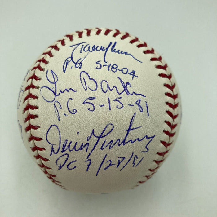 Sandy Koufax Randy Johnson Perfect Game Pitchers Signed Baseball 11 Sigs JSA COA