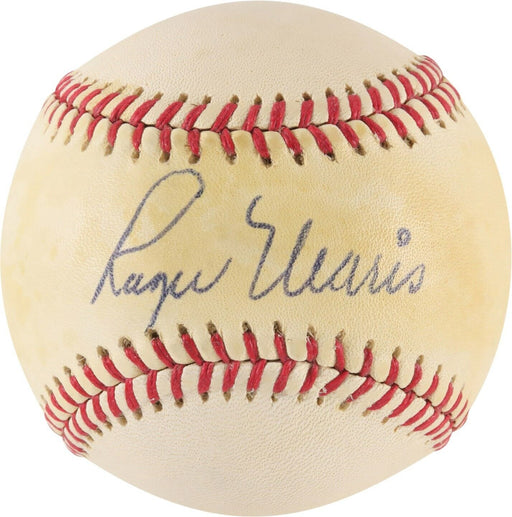 Beautiful Roger Maris Single Signed American League Baseball JSA COA