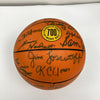 Bill Russell Red Auerbach Boston Celtics HOF Legends Signed Basketball Beckett